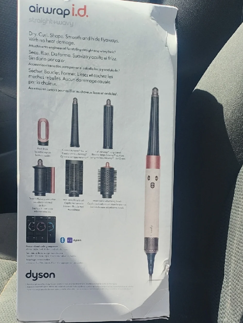 Dyson Airwrap i.d. Styler - White and Rose Gold Accents